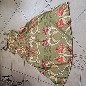 Zara ZW Collection Printed Midi Sundress Dress SZ M